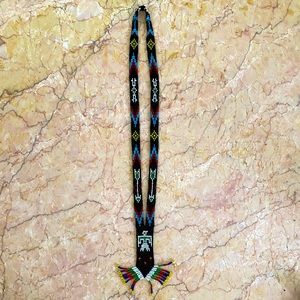 Native American loom beaded necklace